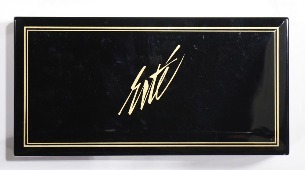 Sobranie "The Art of Erte" playing cards: Sobranie "The Art of Erte" playing cards, the fitted presentation case with two decks and booklet, designed for Sobranie Cigarettes by ErtÃ©