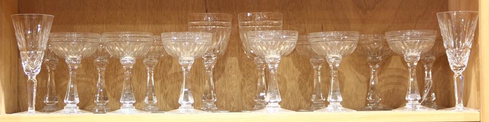 One shelf of Hawkes stemware (1 of 1)