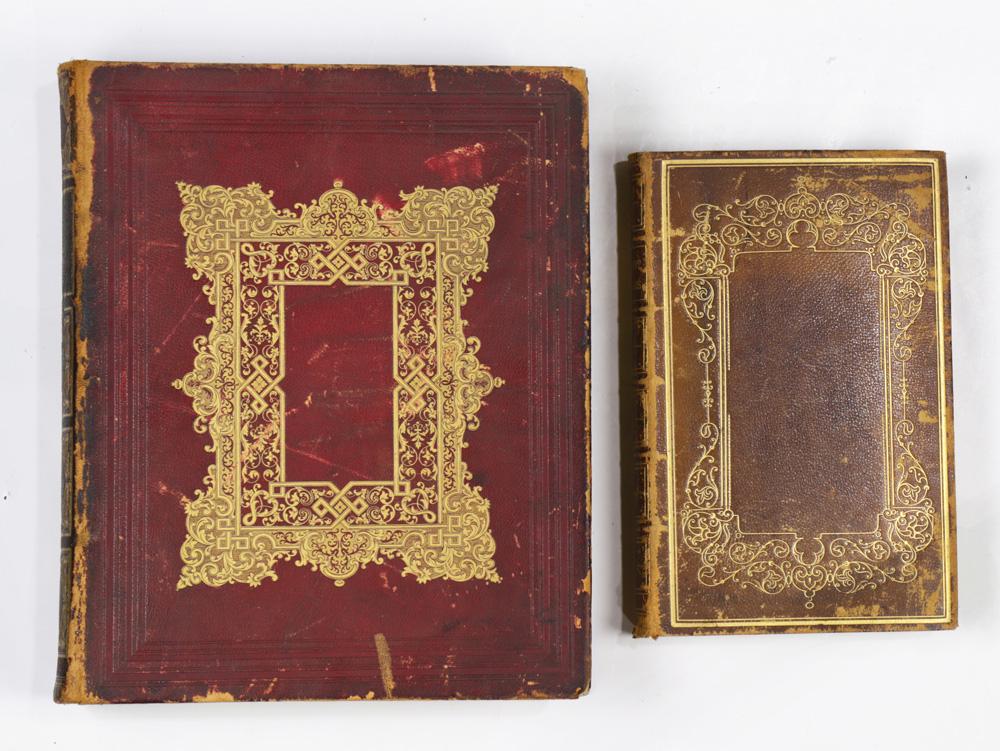 (lot of 2) S. Andrus and Son, Holy Bible, 1847 (1 of 2)