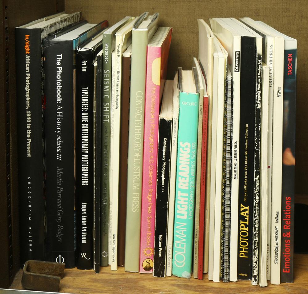 Art Books: Photography: Late 20th Century Group Shows: Art Books: Photography: Late 20th Century Group Shows, approximately 28 volumes (contact Clars for a complete list).