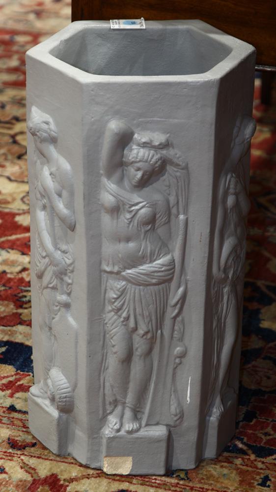 Wheatley Pottery Art Deco umbrella stand circa 1920 (1 of 2)