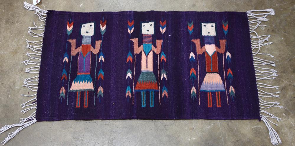 Yei style flatweave carpet (1 of 3)