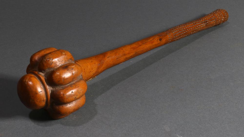 Throwing Club, Ula, Fiji: Throwing Club, Ula, Fiji, with incised handle, 15.5"l; Provenance: Richard I.M. Kelton Collection, Marina del Rey, California