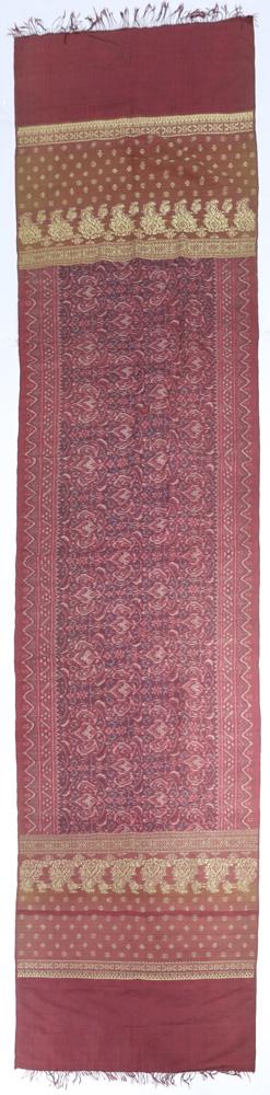An Indonesian Sumatra Palembang textile: An Indonesian Sumatra Palembang textile, 9'7'' x 2'3''