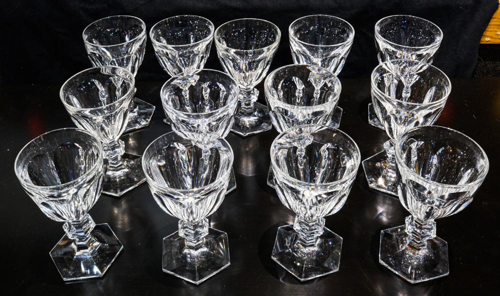A Collection of Baccarat including (13) water goblets (1 of 3)