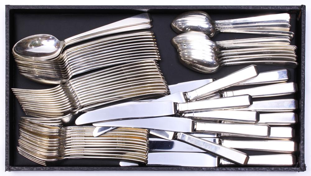 (Lot of  60) A Towle Craftsman sterling flatware (1 of 2)