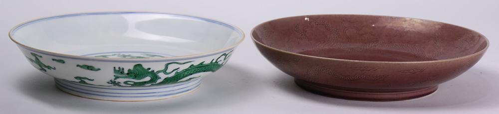 (Lot of 2) Two Chinese Porcelain Dishes (1 of 5)
