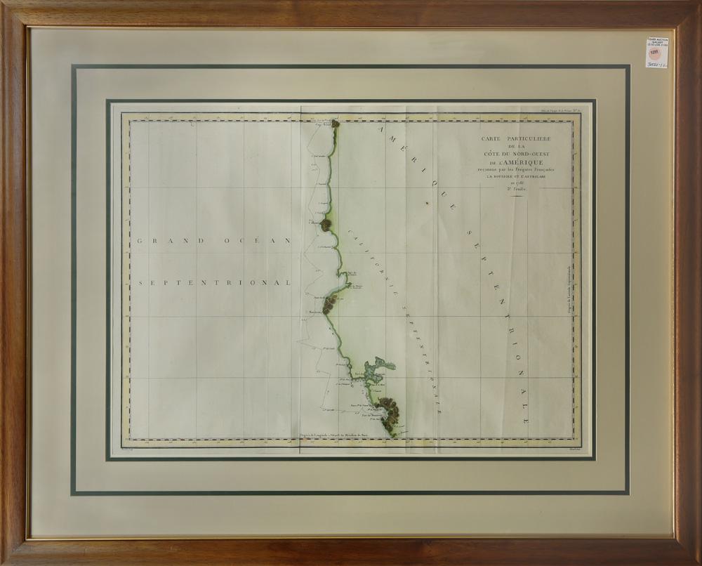 Map, Jean Francois Galaup de la Perouse (1 of 1)