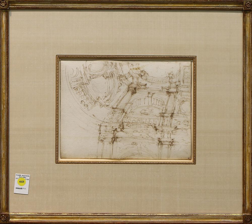 Work on paper, School of Bibiena (1 of 1)