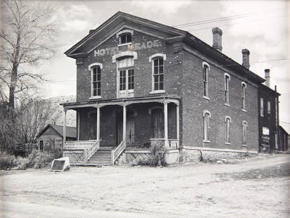 Photographs, John Vachon: (lot of 7) John Vachon (American, 1914-1975), Montana series- Judith Gap, Jackson, Bannack, McCone County, Beaverhead County, 1942, gelatin silver prints, later printings, each unsigned, sight: 2.75"h