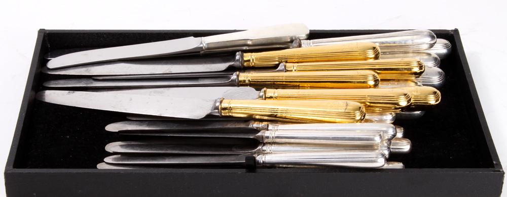 (lot of 25) Assembled lot of Georgian sterling handled (1 of 3)