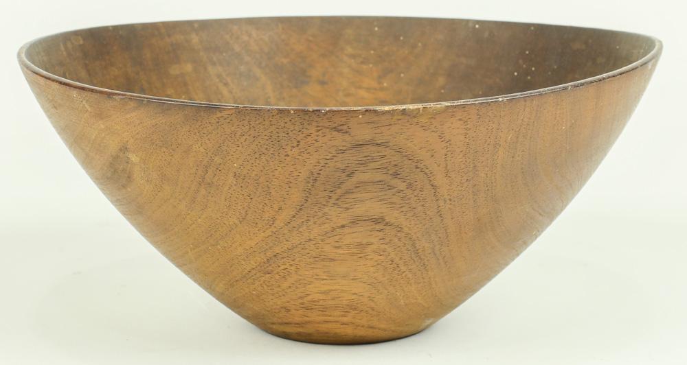 John May hand hewn wood bowl: John May hand hewn wood bowl 4"h x 9"d