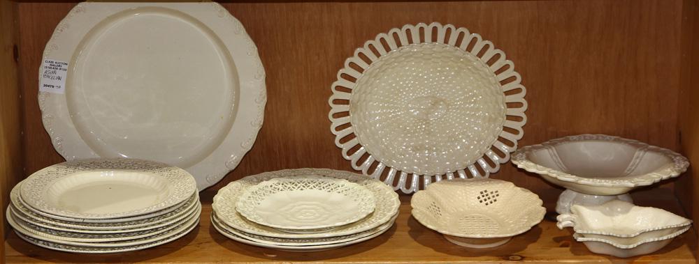 One shelf of 19th century creamware (1 of 1)