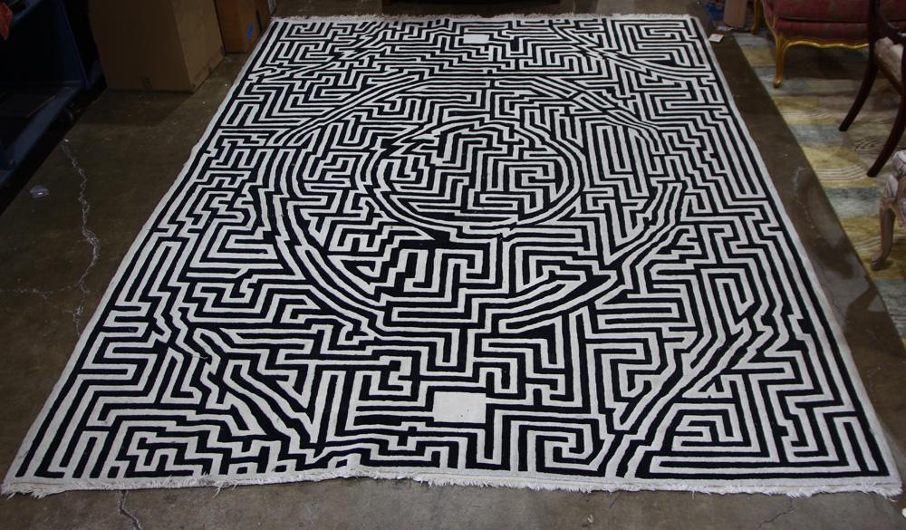 Nepalese Carpet with Tibetan Design (1 of 4)