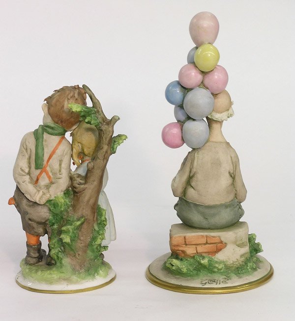 Cappe hand painted bisque figures - 2