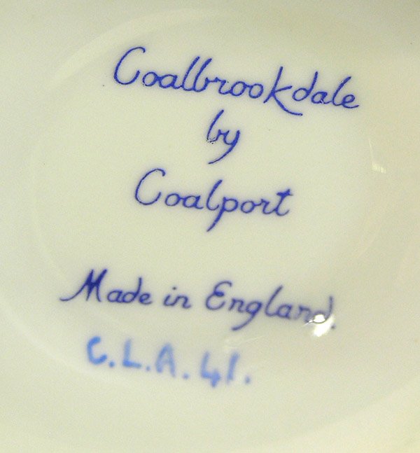 Coalport porcelain chamber sticks - 5
