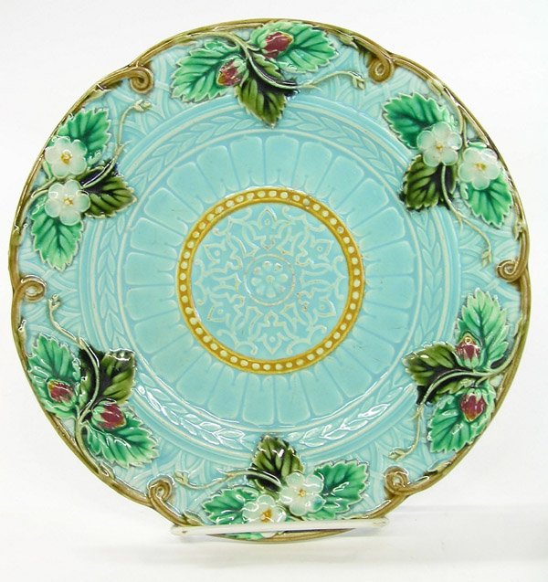 German majolica plate Sarreguemines - 3