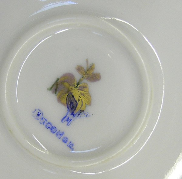 handled plates Dresden Gumps - 8