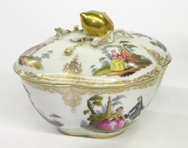 Meissen porcelain casserole, Minton - 5