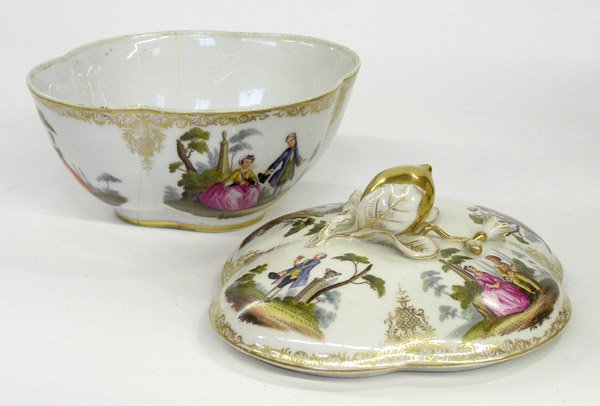 Meissen porcelain casserole, Minton - 6