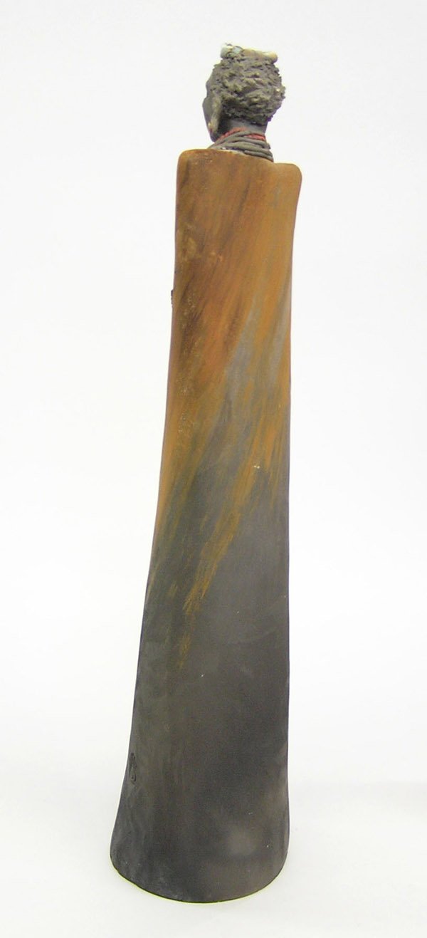 Ceramic sculpture of a Masai woman - 5