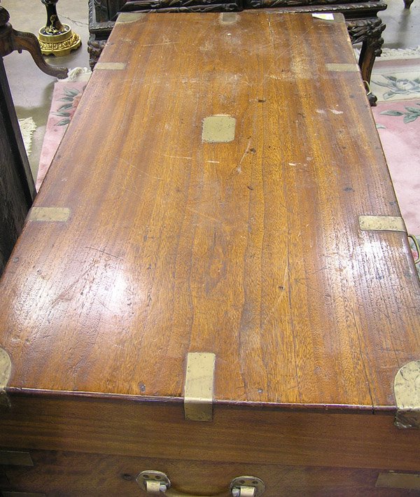 Chinese export camphor blanket chest - 2