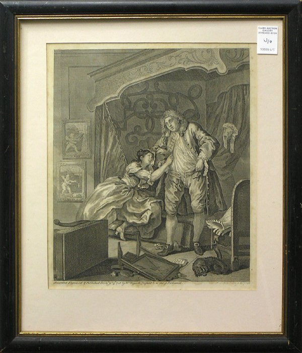 engraving Hogarth Parliament Pursuant