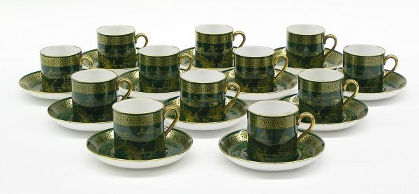 Spode English Bone China chocolate set