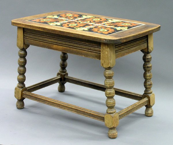 California tile top table