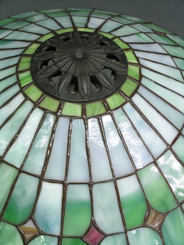 Tiffany style stained glass lamp - 4