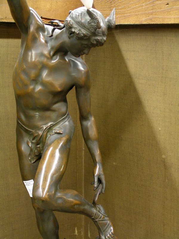 Bronze statue ''Mercury'' by Sudre - 2