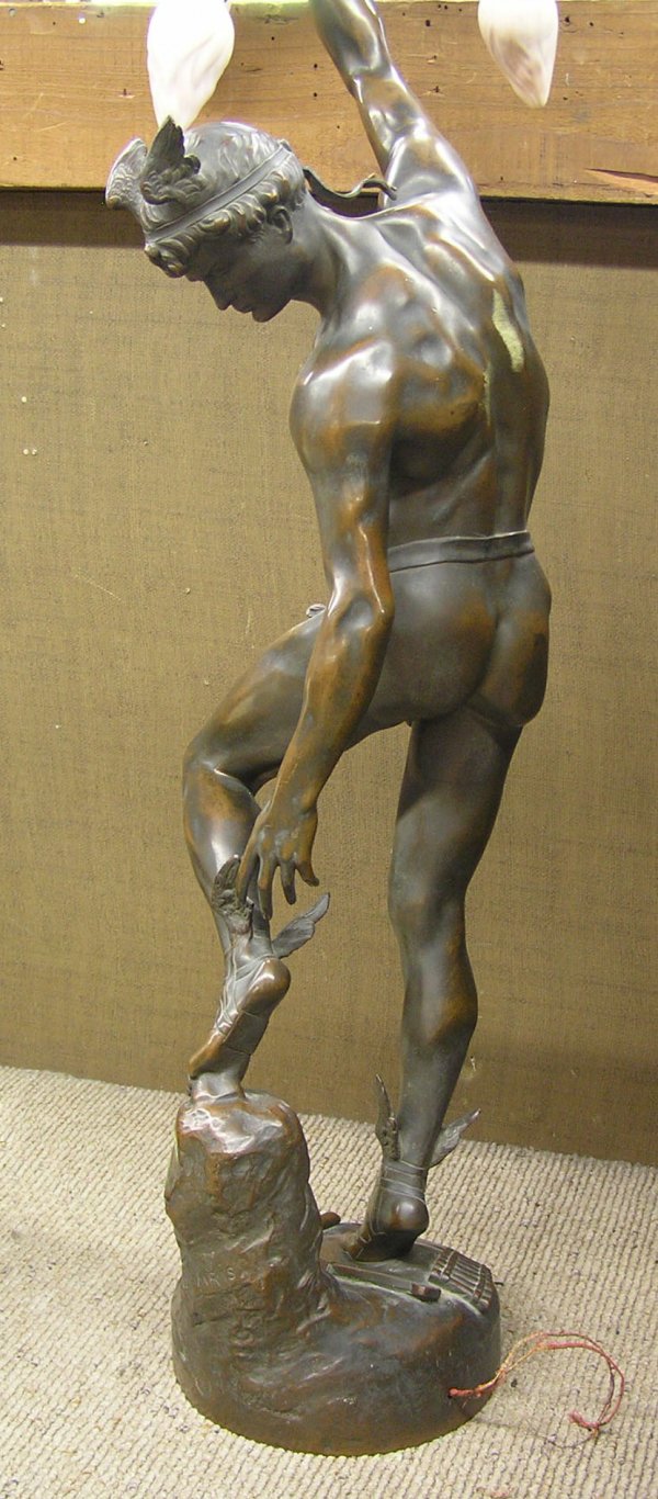 Bronze statue ''Mercury'' by Sudre - 4