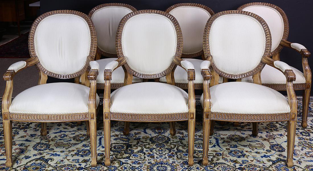 A group of Modern Italian Neoclassical style carved (1 of 2)