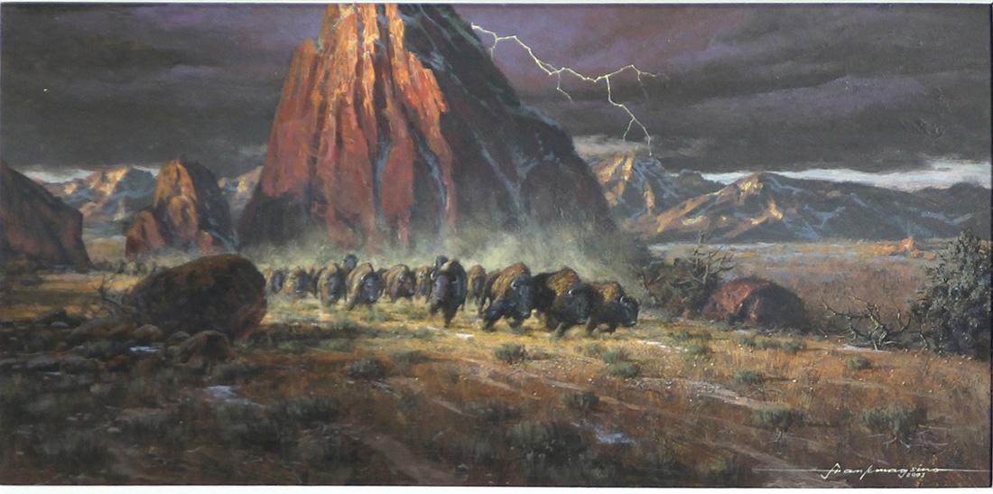 Set of 3 paintings by Frank Magsino (1 of 6)