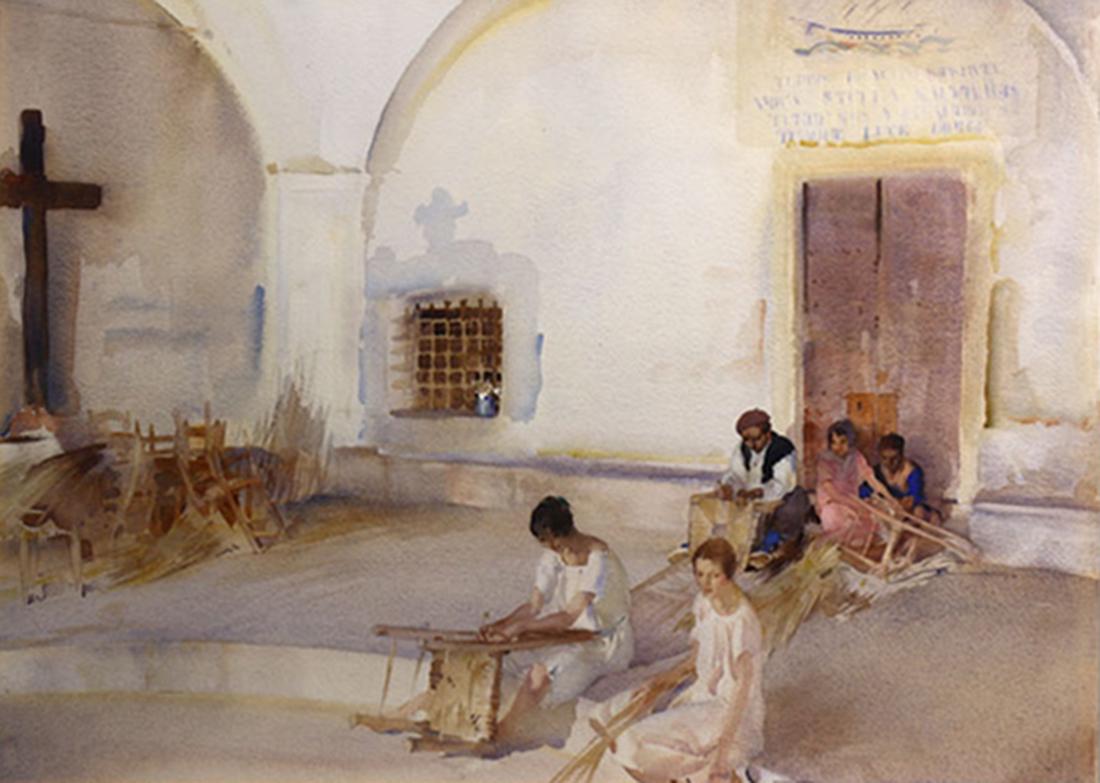 Watercolor, William Russell Flint (1 of 2)