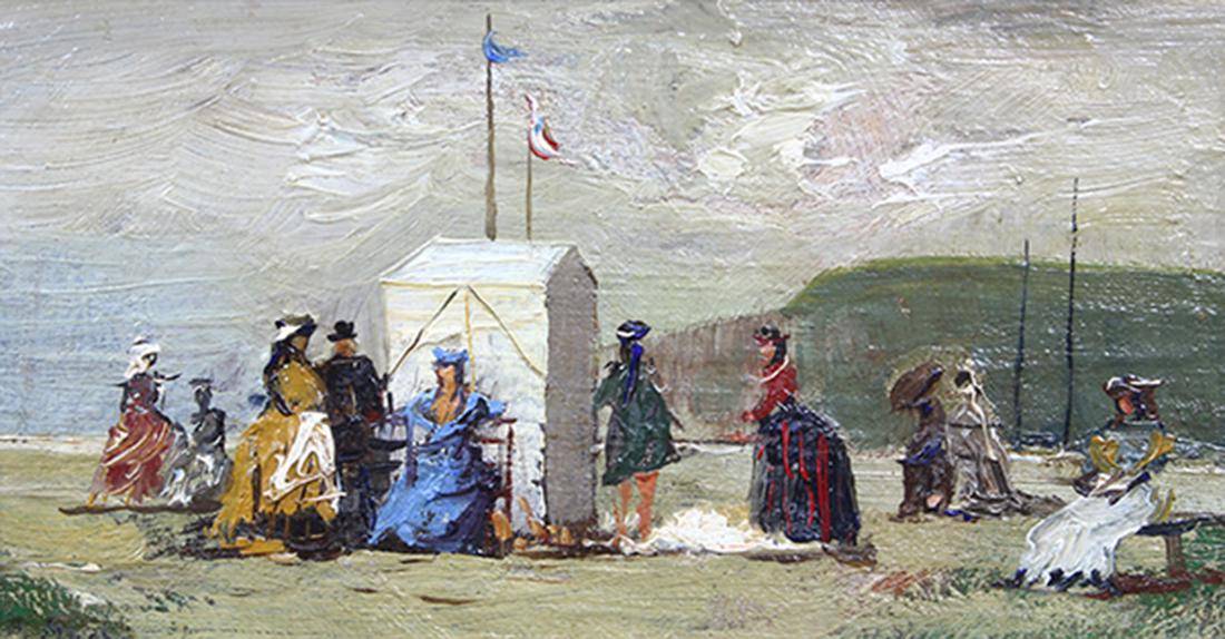 Follower of Eugene Boudin, painting (1 of 3)