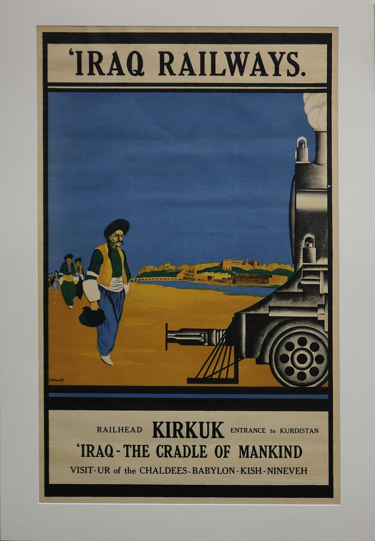 Iraq Railways, vintage poster (1 of 4)