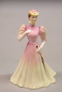Coalport Jacqueline figurie: Coalport porcelain ''Jacqueline'' figurine, 2/89, approx. 5.5''
