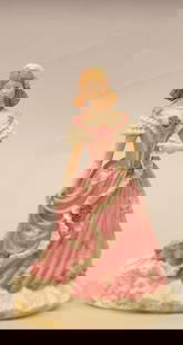 Wedgwood figurine Coronation Ball: Wedgwood figurine ''The Coronation Ball'' commissioned by Spink, 8''H, losses to dance card