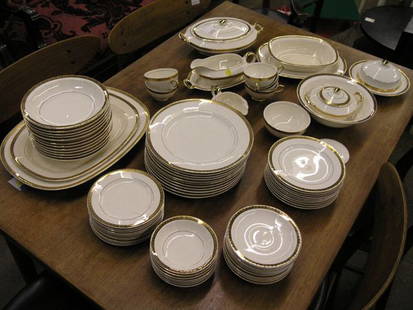 Edwin M. Knowles porcelain dinner service: Edwin M. Knowles porcelain dinner service