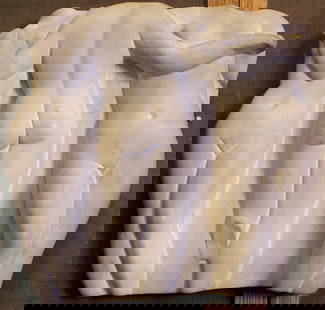 Wall plaque of the three Graces: Composition wall plaque depicting the three Graces