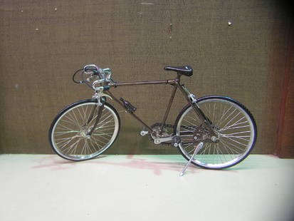 Ten-speed bicycle, handmade miniature: Miniature ten-speed bicycle