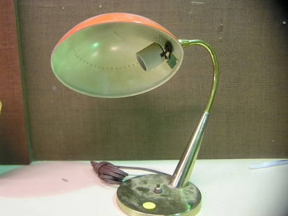 Modern brass desk lamp: Modern brass desk lamp