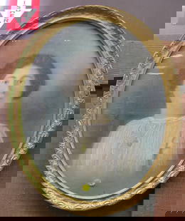 Pastel, female portrait, 20th century: Oval framed pastel, portrait of a woman, 23''h x 18''w, 20th century