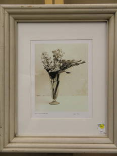 4 floral lithographs, A. Veninger: Four framed floral offset lithographs signed Adriene Veninger 23''h x 19''w