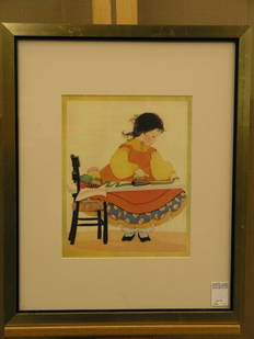 8 Framed prints, after Peru Bisel Peat: (lot of 8) Framed prints, after Peru Bisel Peat, signed in plate lower right, 21''h x 17''w