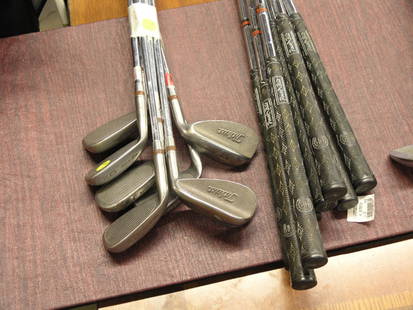 Titleist and Power Bilt clubs: Two sets of golf irons; Titleist and Power Bilt