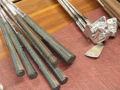 Staff and Top Flite golf irons: Two sets of golf irons; Staff and Top Flite