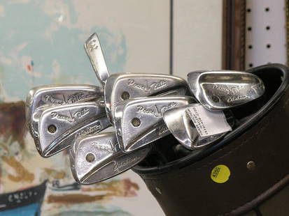 Power Bilt irons with bag: Power Bilt irons in bag