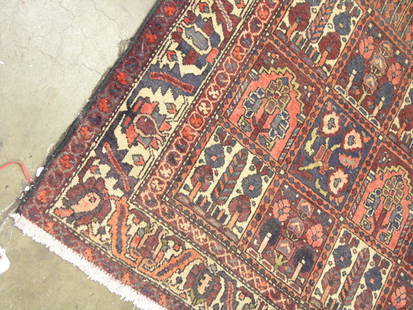 Persian Bahktiari Garden Carpet: Persian garden design Bakhtiari, 6'9'' x 9'9''